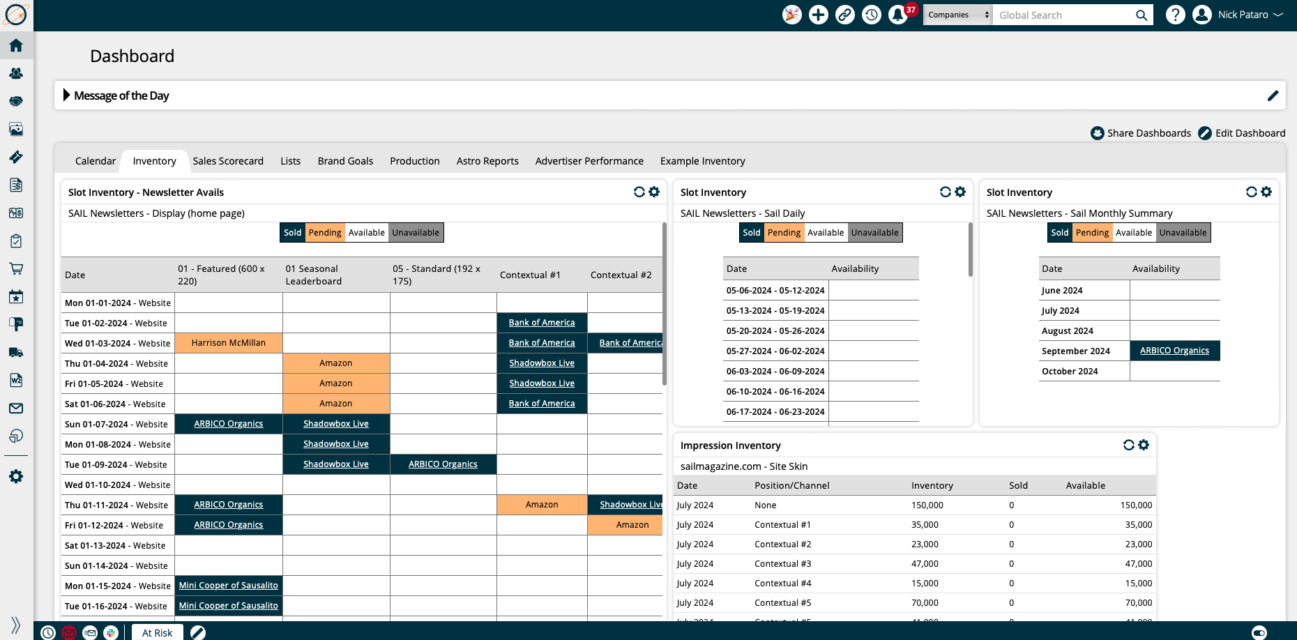 screenshot of Ad Orbit